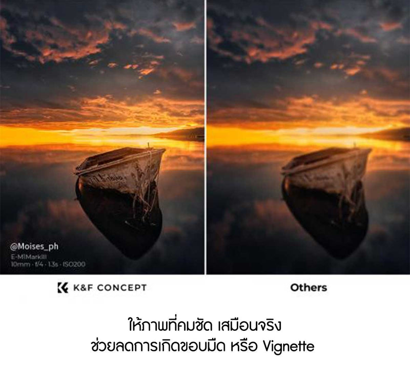 49-82mm Nano-X Variable ND Filter ND3-ND K&F ฟิลเตอร์