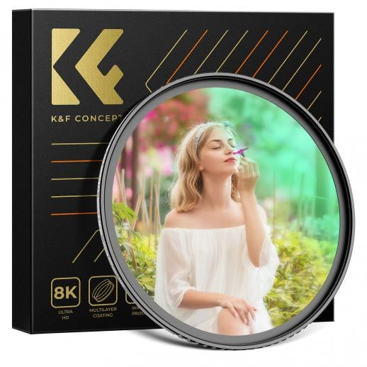 K&F Concept Nano-Xcel White Pro Mist 1/4 Filter ฟิลเตอร์ซอฟต์แสง Cinematic Portrait Video Lens Filter K&F Concept
