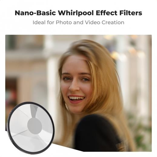 ฟิลเตอร์ K&F 58-82mm Nano-B Spiral Halo Filter with C