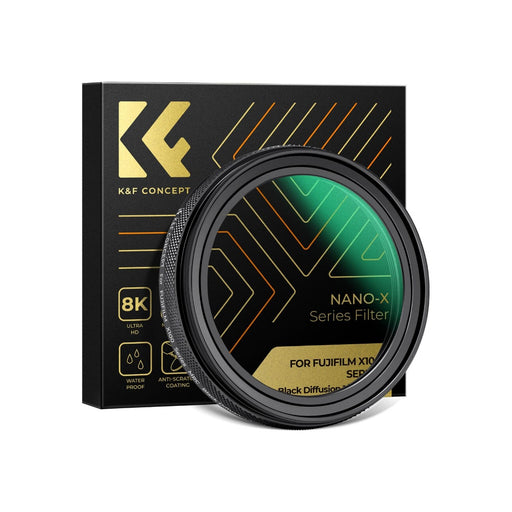 K&F KF01.2883 Nano-Xcel X100 Series Black Mist 1/4 Filter for Fujifilm X100/X100V/X100F/X100T Lens Filter K&F Concept