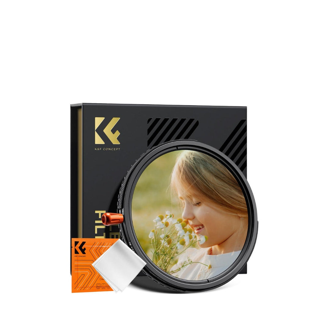 K&F 49-82mm Nano-X 3 in 1 Black Mist 1/4 + CPL + VND ND2-32 (1-5 Stop) Filter Lens Filter K&F Concept