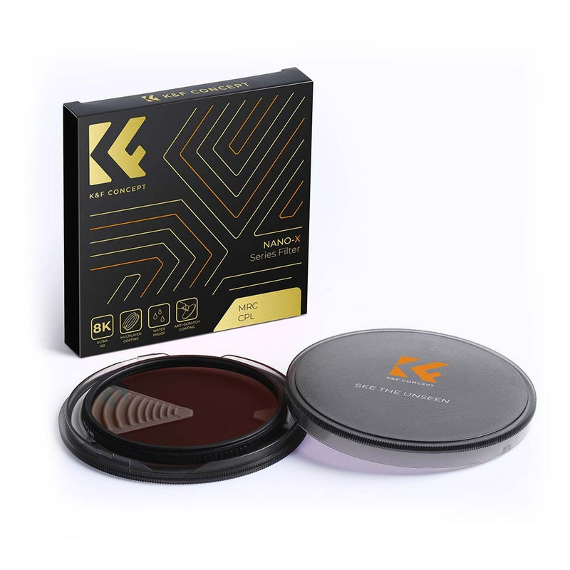 49-82mm Nano-X MC CPL Slim Filter, Water K&F ฟิลเตอร์