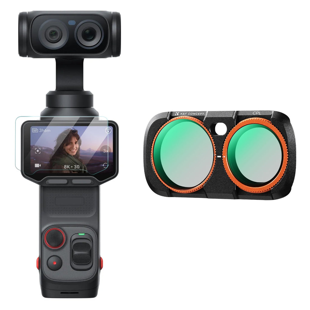 K&F Concept CPL Magnetic Lens Filter สำหรับ Insta360 Luna