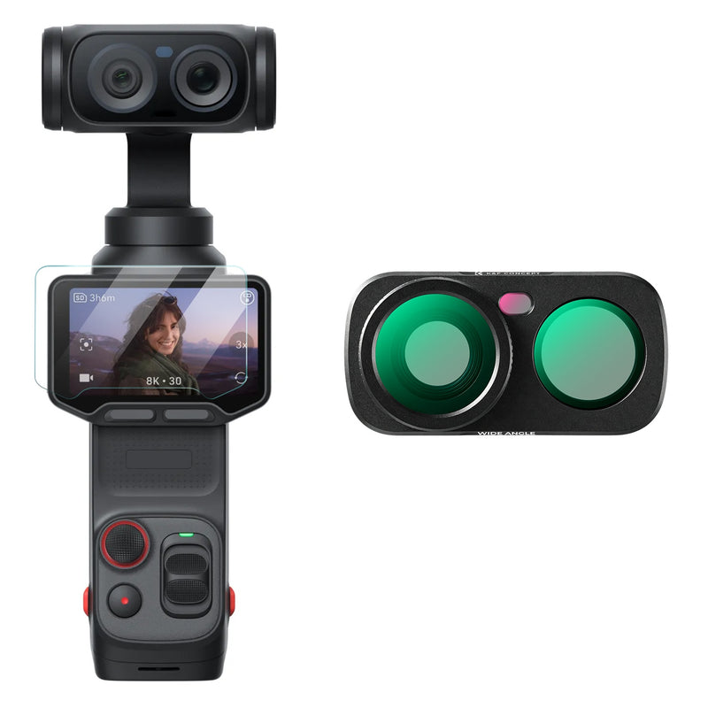 ฟิลเตอร์แม่เหล็ก Wide Angle K&F Concept KF0103.0508.0010 Insta360 Luna Ultra ขยายมุมภาพกว้างขึ้น