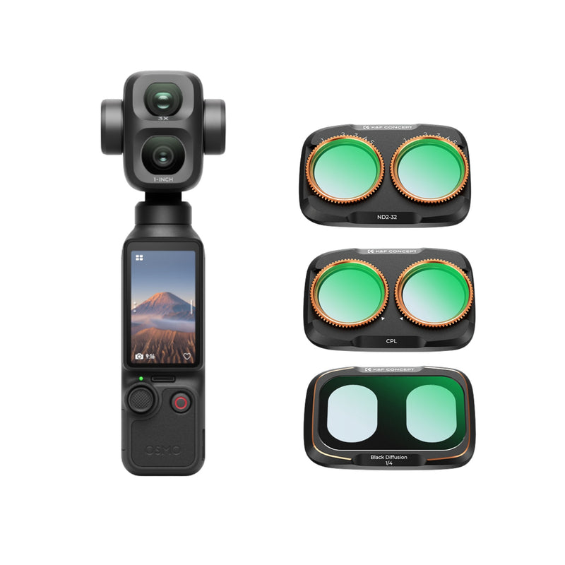 ฟิลเตอร์ DJI Osmo Pocket 4P K&F Concept Lens Filter Pocket 4P เลือกได้ 6 แบบ
