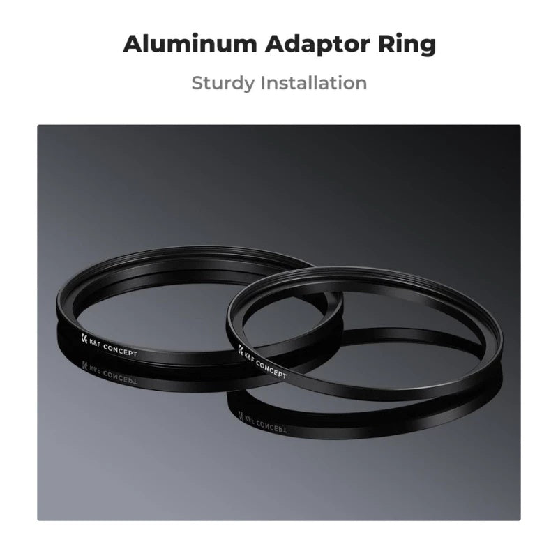 แหวนอะแดปเตอร์ K&F Adapter Ring STEP-UP 2 PCS + 1 PCS Clean