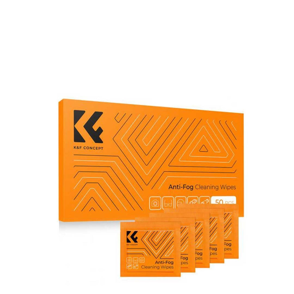 K&F anti-fogging wipes, lens cleaning cloths