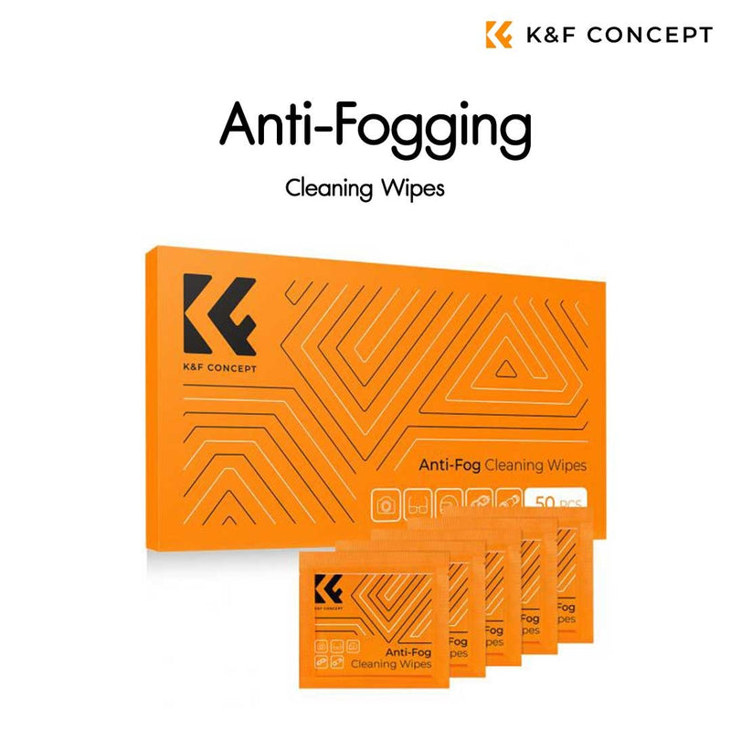 K&F ANTI-FOGGING WIPES ผ้าเช็ดทำความสะอาดเลนส์กันฝ้า