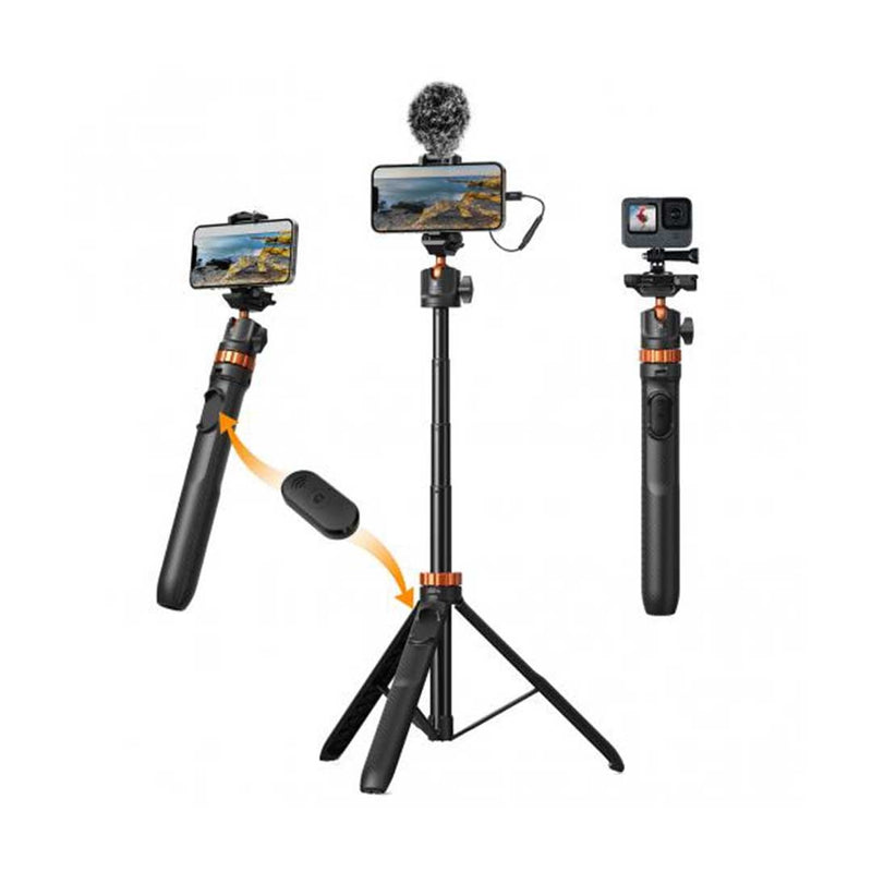 K&F MS08 (MS04) Selfie Tripod with Bluetooth (33-157CM) Selfie Stick Tripod K&F Concept
