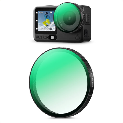 K&F KF12.0053 Black Mist 1/4 Filter Snap-On for DJI Action 6 Lens Filter K&F Concept