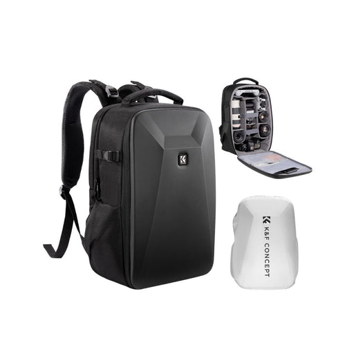 K&F Concept KF13.134 EVA Hard Shell Camera Backpack 22L Nature Wander 10 (Black) Camera Bag K&F Concept