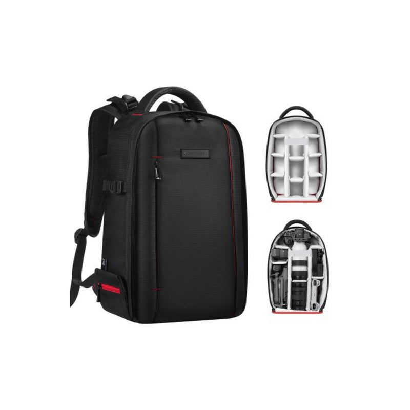 K&F Concept KF13.151 Multifunctional Camera Backpack 18L Nature Wander 05 (Black) Camera Bag K&F Concept