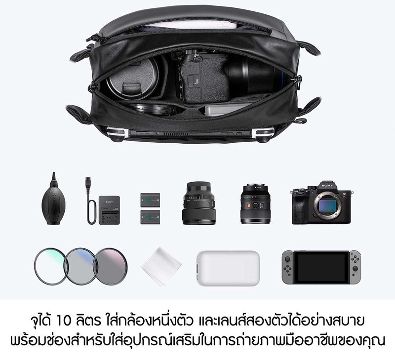 Alpha Sling Bag 4L 10L 12L K&F กระเป๋ากล้อง