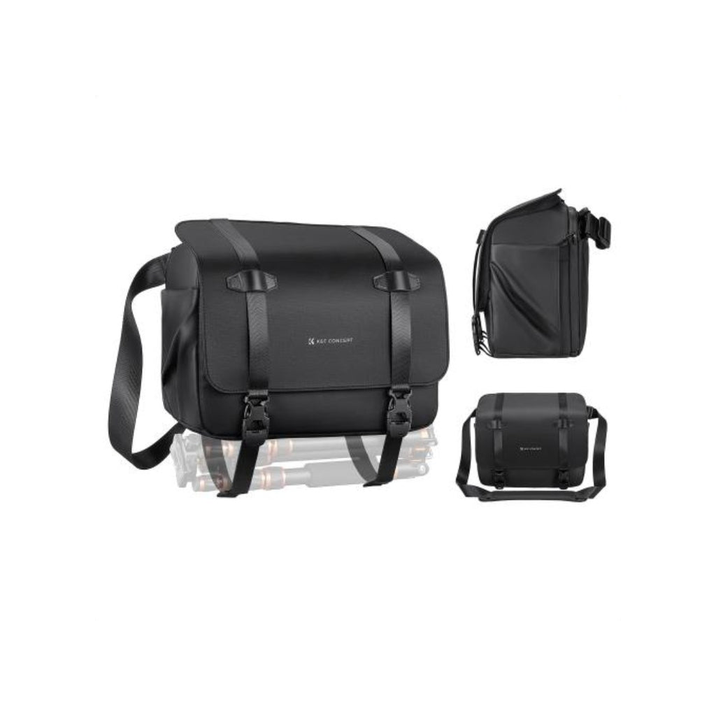 K&F Concept KF13.163 Urban Wander Sling Bag 10L U10 (Black) Camera Bag K&F Concept