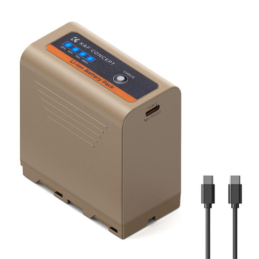 K&F (KF28.0036) NP-F970 10500mAh Type C Two-Way Rechargeable Battery Rechargeable Battery K&F Concept