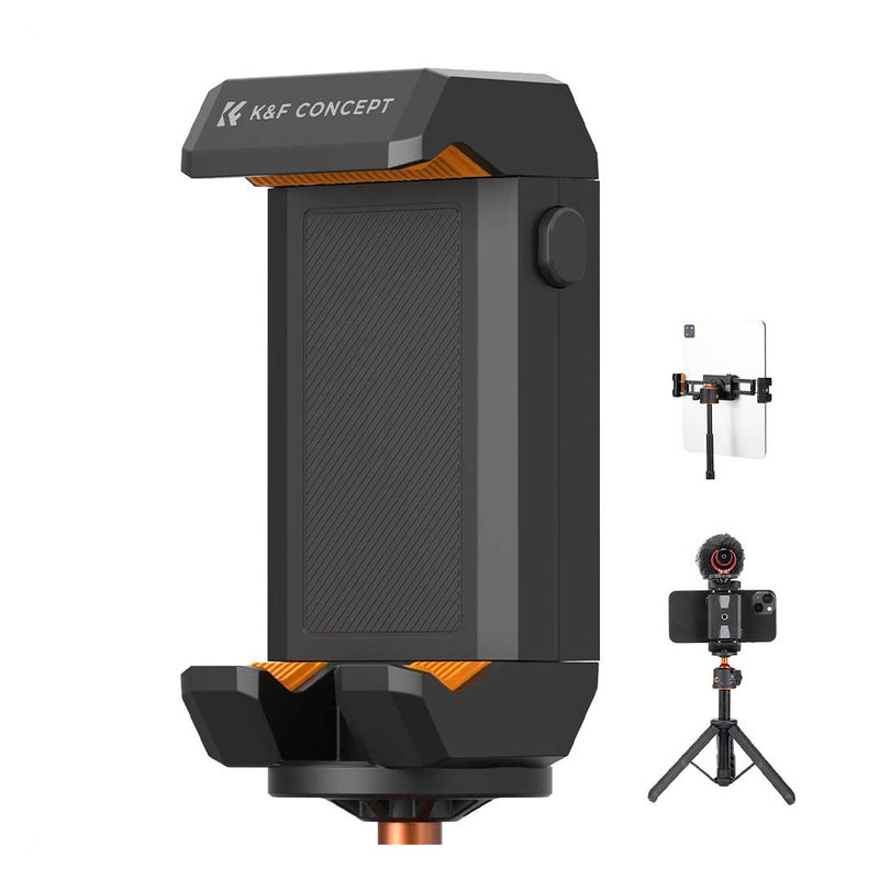K&F MS20 Silicone Tablet holder and Phone holder Selfie Stick Tripod K&F Concept