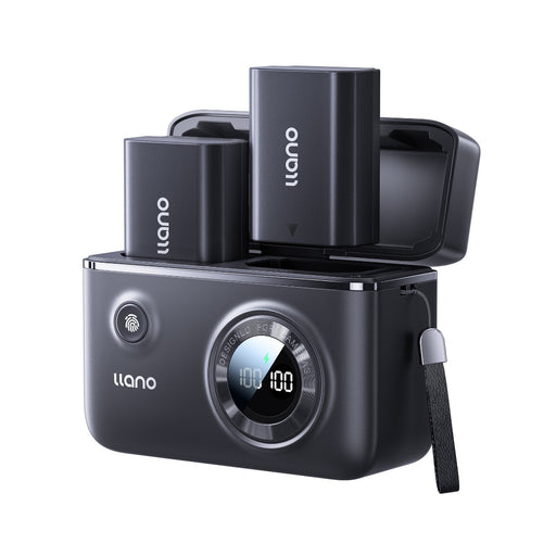 LLANO LJN-CS Camera Dual Battery Charger with Storage Function LLANO