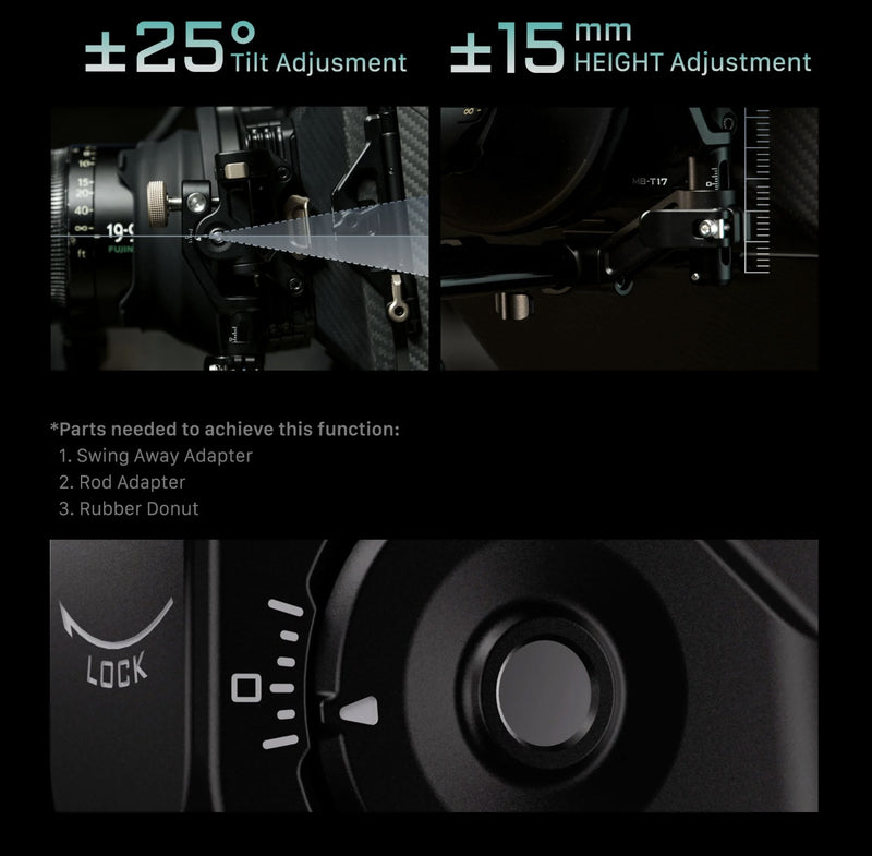 Tilta Mirage Pro Matte Box Carbon Fiber — VND Kit