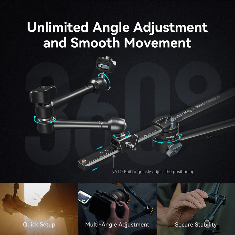 SmallRig x Mikevisuals Tracking POV Kit วัสดุแข็งแรงทนทาน