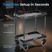 SmallRig MD4573 36" Lightweight Video Production Camera Cart