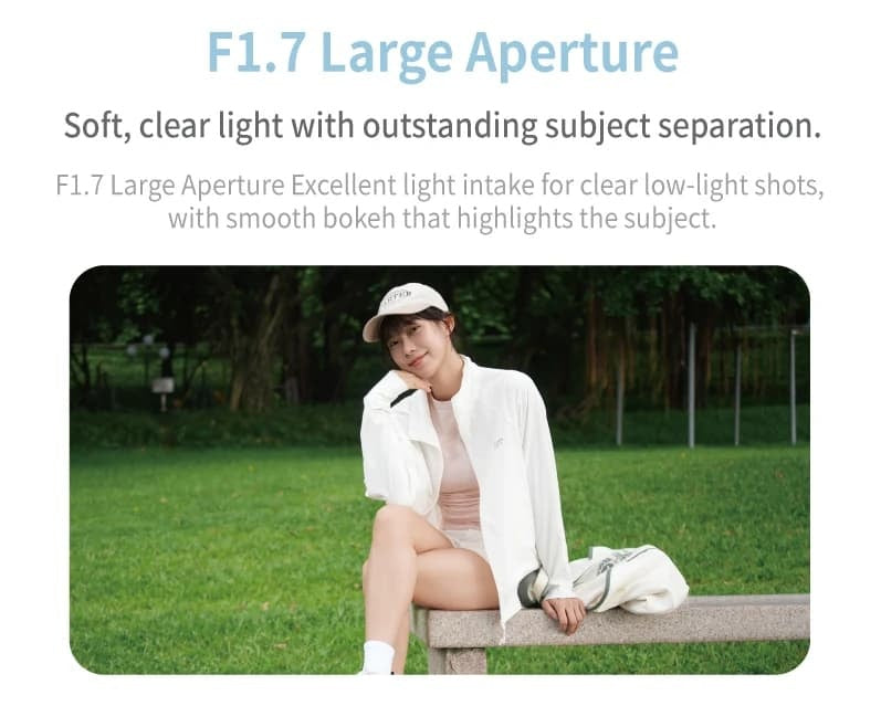 Meike Air 25mm F1.7 lens with 52 mm filter thread