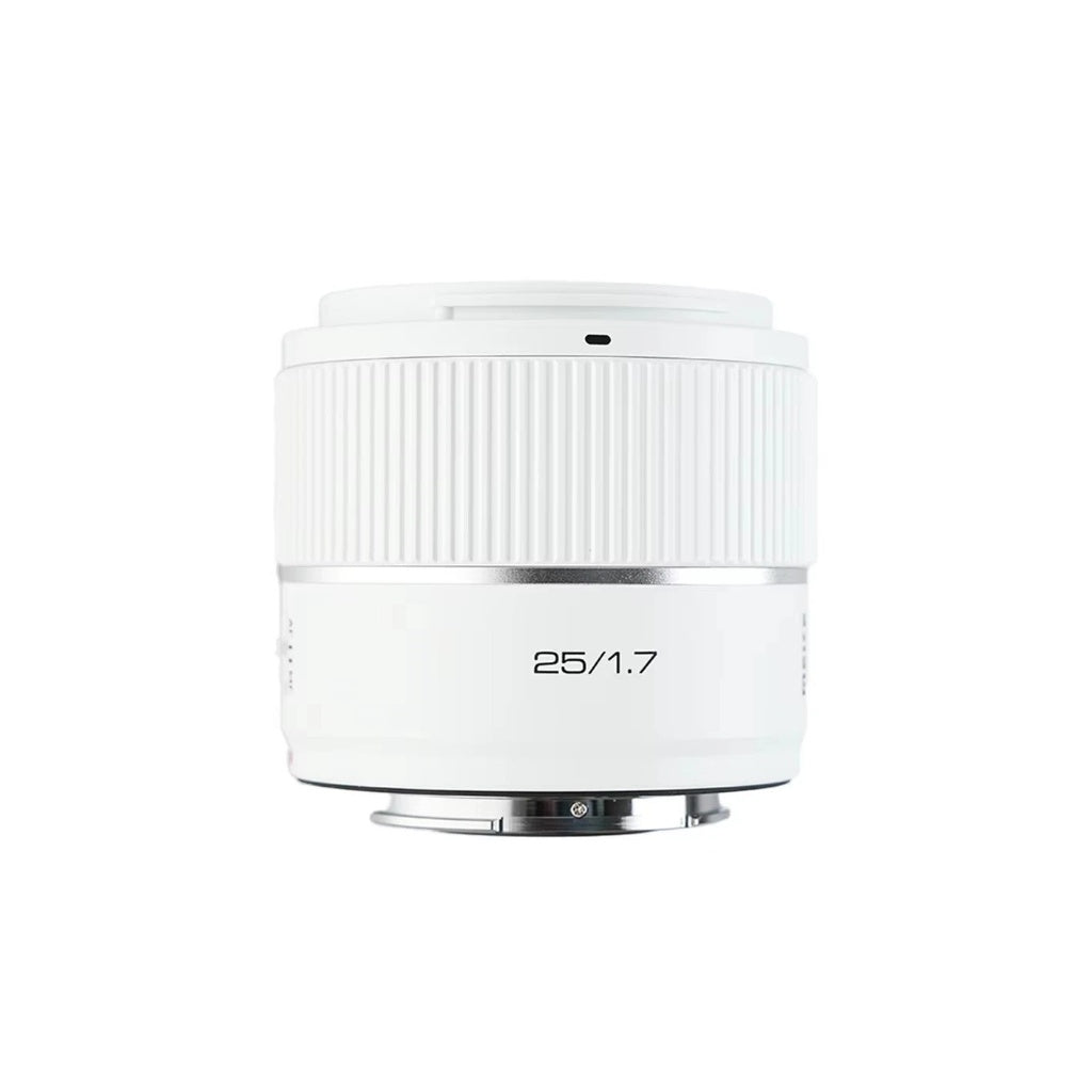 เลนส์ออโต้โฟกัส APS-C สีขาว Meike 25mm F1.7 Air White มอเตอร์ STM