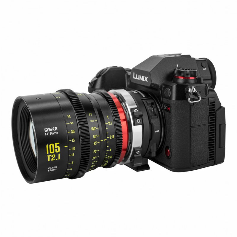 Meike 105mm T2.1 Prime Cinema รายละเอียดงานประกอบ