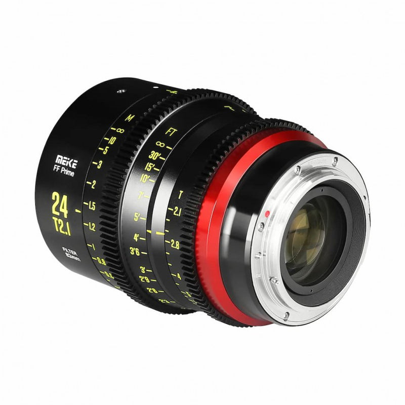 Meike 24mm T2.1 รายละเอียดงานประกอบ