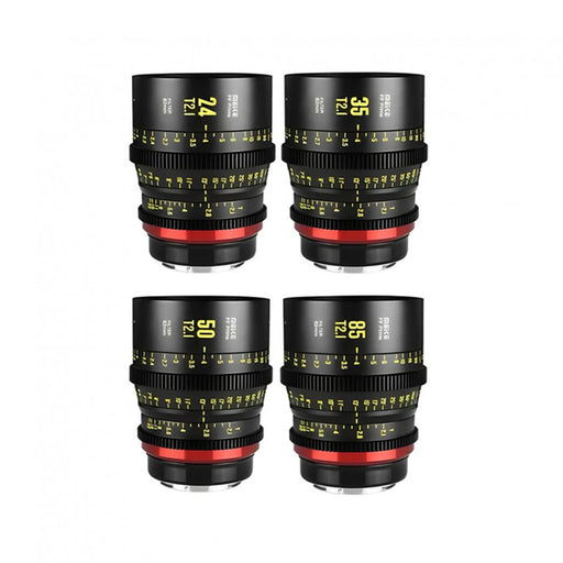 Meike Full Frame Prime Cinema 4-Lens Kit 24-85mm with Hard Case