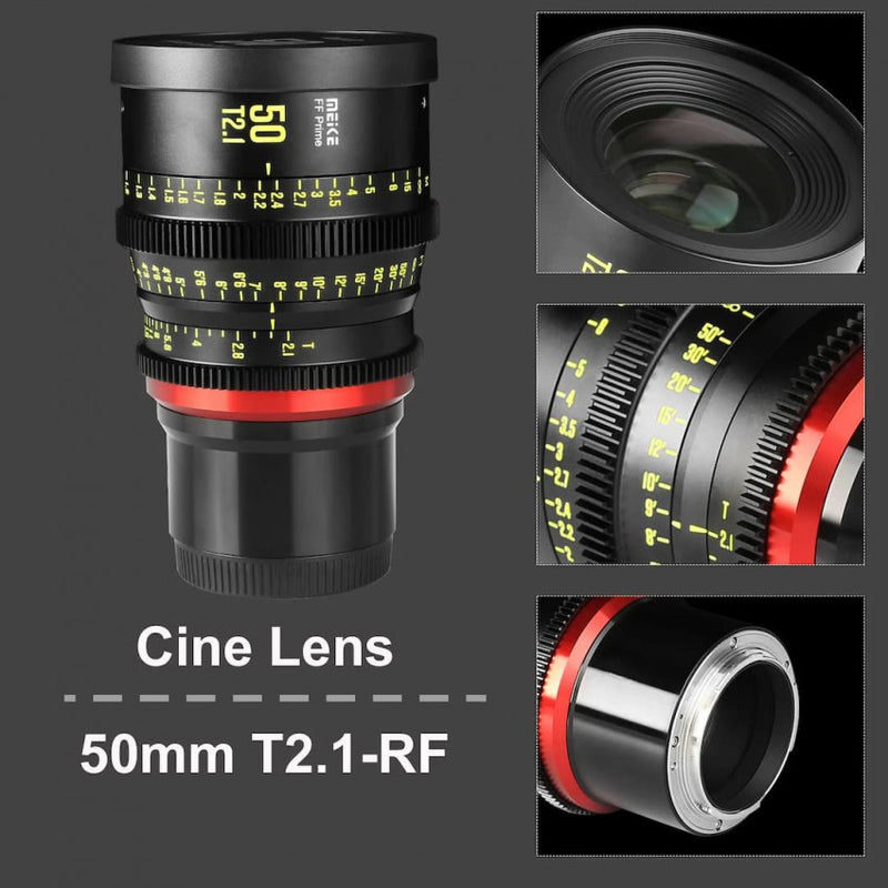 Meike 50mm T2.1 Prime Cinema — Canon RF