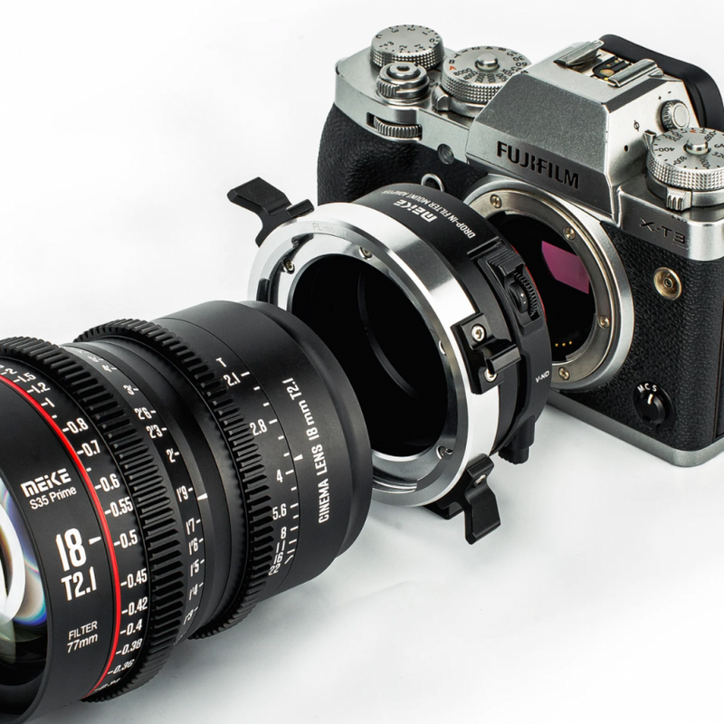 Meike Drop-in Filter Mount Adapter PL to L-Mount with Variable ND Filter - view 3