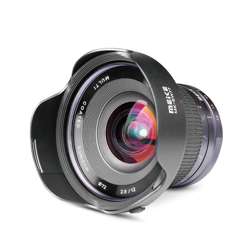 Meike 12mm F2.8 Prime Ultra Wide Angle Manual เมาท์ Sony E / Fuji X / MFT / Canon EF-M