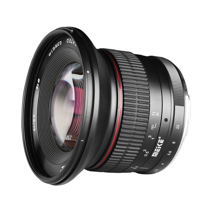 Meike 12mm F2.8 Prime Ultra Wide Angle Manual รายละเอียดงานประกอบ