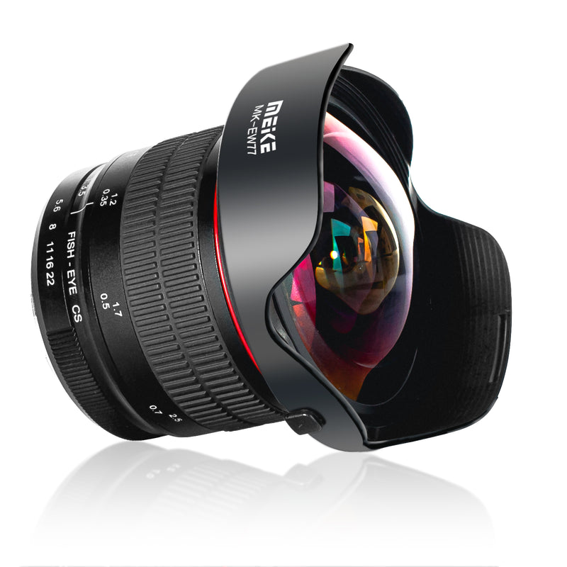 Meike 8mm F3.5 Ultra Wide Fisheye รายละเอียดงานประกอบ