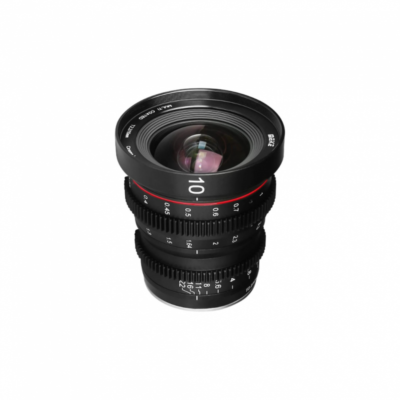 Meike Mini Prime 10mm T2.2 Cine Lens Sony E Fujifilm X M43 Canon RF Mount