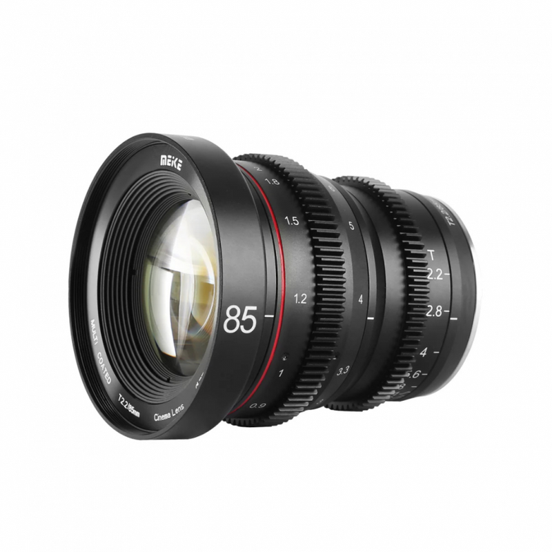 Meike Mini Prime 85mm T2.2 Cine Lens Sony E Fujifilm X M43 Canon RF Mount
