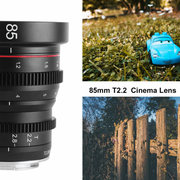 Meike Mini Prime 85mm T2.2 Cine เมาท์ Sony E / Canon RF / Fuji X / MFT