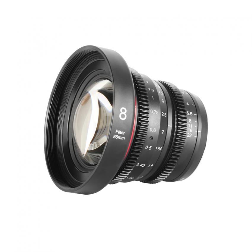 Meike Mini Prime 8mm T2.9 Cine Lens Sony E Fujifilm X M43 Canon RF Mount