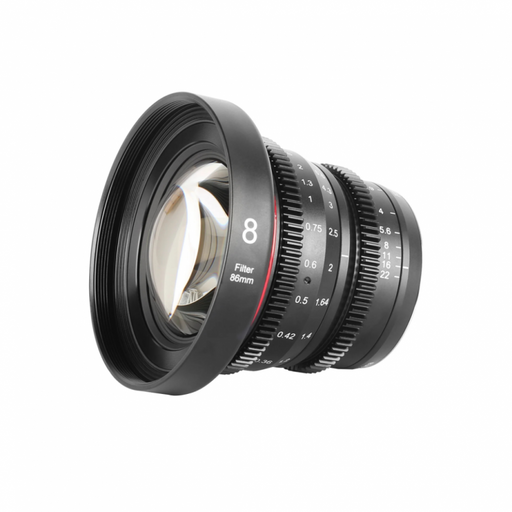 Meike Mini Prime 8mm T2.9 Cine Lens Sony E Fujifilm X M43 Canon RF Mount