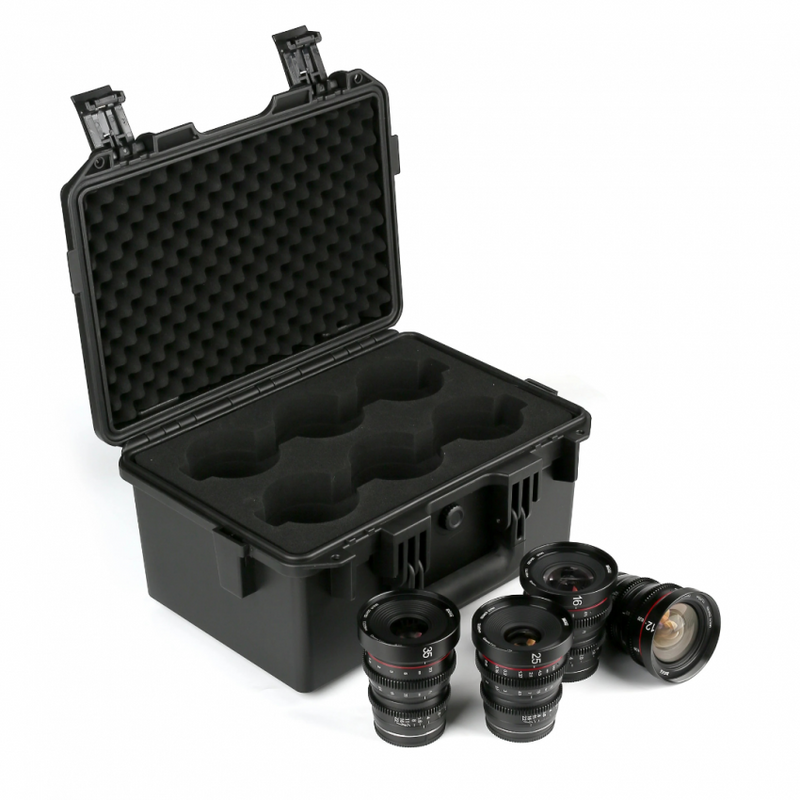 Meike Mini Prime 10/25/35mm T2.2 Cine 3-Lens Kit with Hard Ca — Canon RF