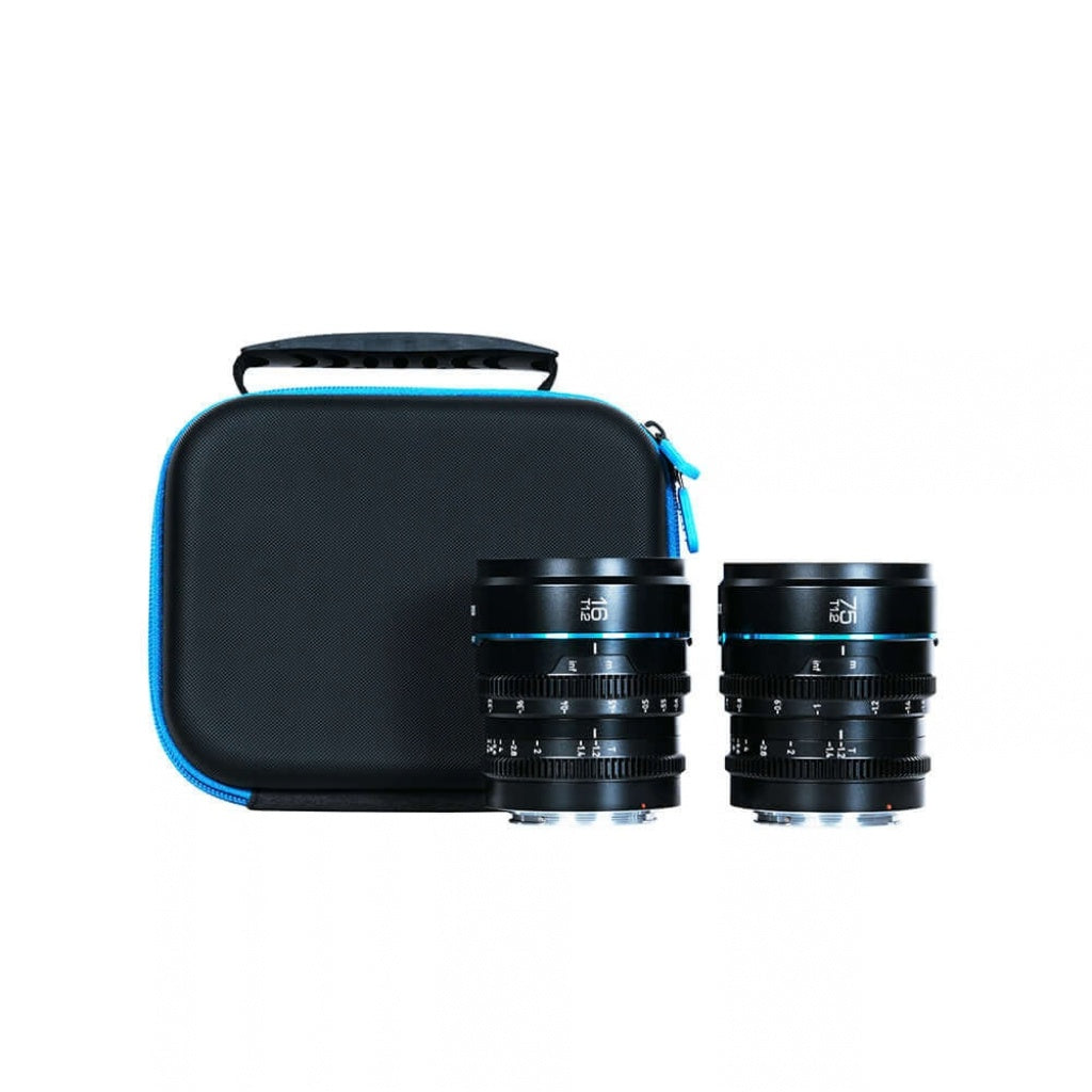 ชุดเลนส์ Cine Super35 SIRUI Night Walker 16mm + 75mm Kit มุมกว้างถึงเทเล