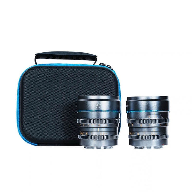 SIRUI Night Walker 16mm + 75mm T1.2 S35 Cine Lens Kit · 2-Lens Set with Case · APS-C / Super35