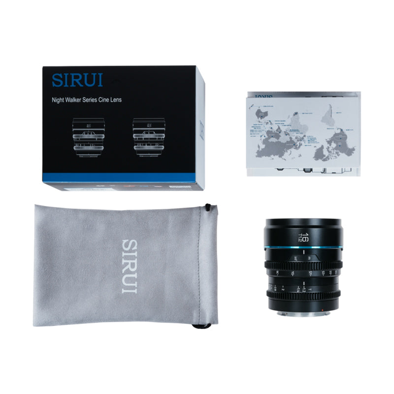 เลนส์ SIRUI Night Walker 16mm สีดำและ Gunmetal