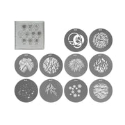 แผ่น GOBO ไฟโปรเจกชัน Nanlite AS-GB-FMM-SET2 ชุด 10 ลาย