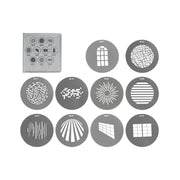 Nanlite GOBO Set 1 for projection attachments, set of 10 patterns