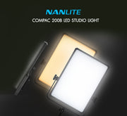ไฟแผง Nanlite Compac 200B สว่าง 4,751 lux ที่ 1 เมตร