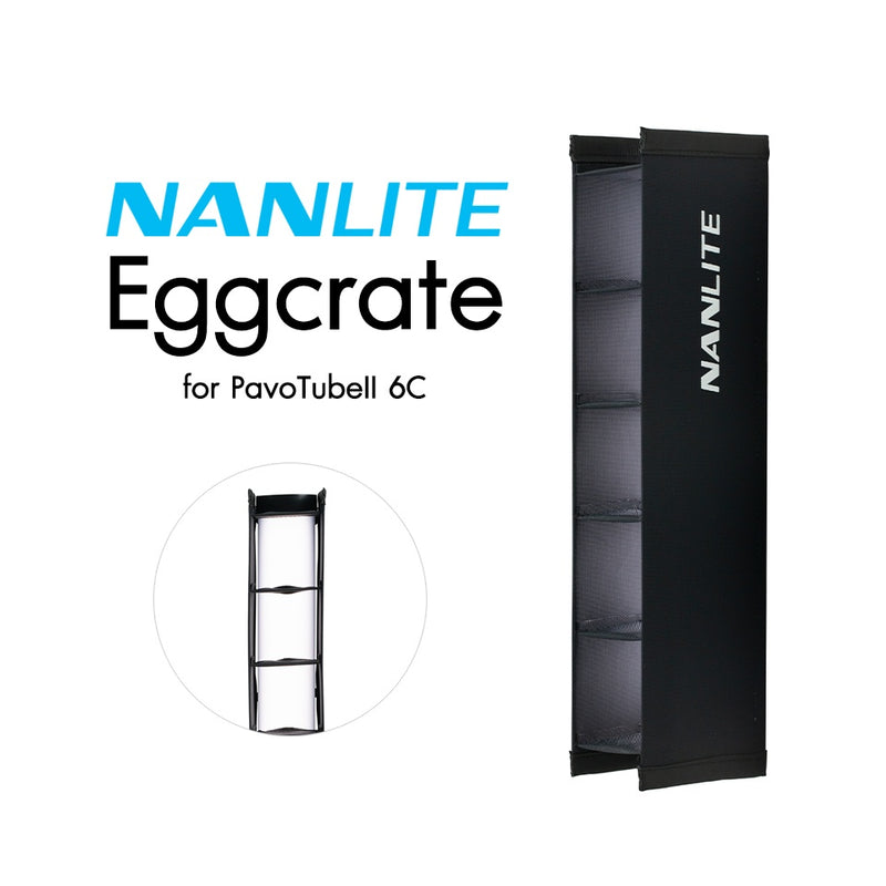 กริดรังผึ้งไฟแท่ง Nanlite EC-PTII6C สำหรับ PavoTube II 6C