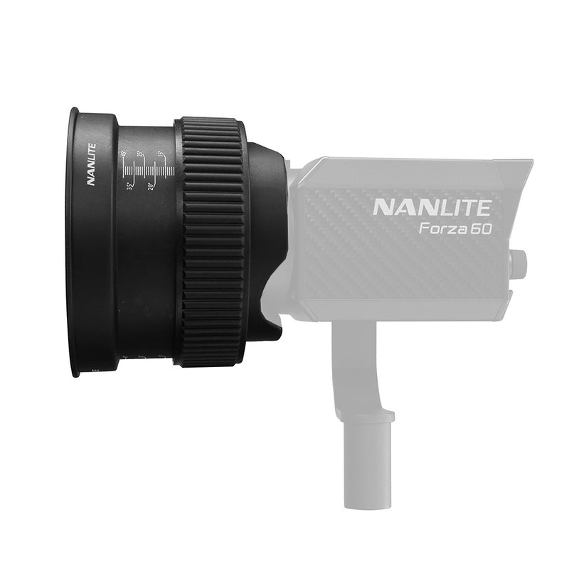 เลนส์เฟรสเนล Nanlite FL-11 พร้อมบาร์นดอร์โลหะ