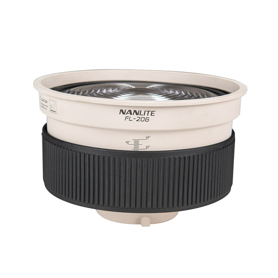 เลนส์เฟรสเนลไฟสตูดิโอ Nanlite FL-20G Fresnel ปรับลำแสง 10-45 องศา