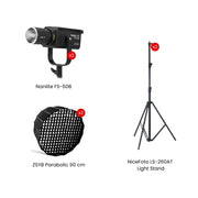 ชุดไฟไลฟ์สด Nanlite FS Live Duo Set ซอฟต์บ็อกซ์ 90 ซม. พร้อมกริด